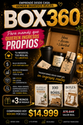 Emprende con BOX360 +3 bonos Gratis y gana mas de $700 mil al mes